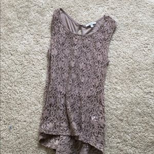 Lace tank top